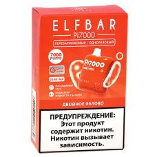 POD система Elf Bar - Pi 7000 - Двойное яблоко - 2% - (1 шт.)