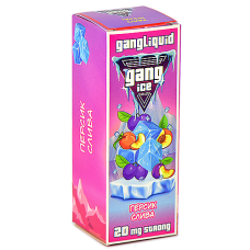 Жидкость для эл. сигарет - Gang Ice - Персик - Слива - (30 мл)