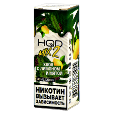 Жидкость для эл. сигарет - HQD MIX 2 - Хвоя с лимоном и мятой - 20MG (30 мл) NEW