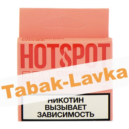 Картридж HOT SPOT - Strawberry Lychee 2% - (3 шт)