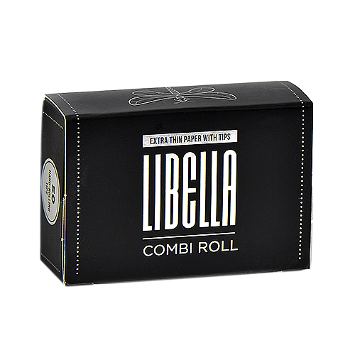 Бумага самокруточная Libella - Extra Thin Black - Combi Roll