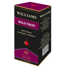 Чай Williams - Wild Fruit (шиповник, каркаде, малина) - (25 пакетиков)