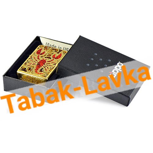 Зажигалка Zippo 29096 - Scorpion - High Polish Brass