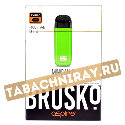 Многоразовая POD-система Brusko MINICAN 2 Bright Green