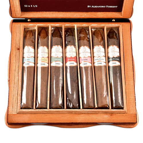 Набор Сигар Casa Turrent - 1880 - Edicion Limitada Selection - Belicoso Set (7 шт.)