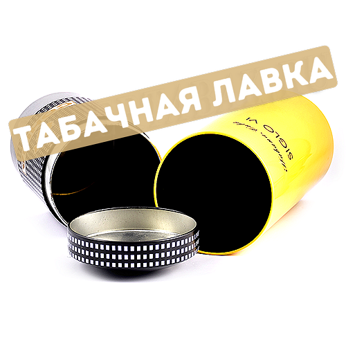 Декоративная аллюминиевая туба с логотипом Cohiba