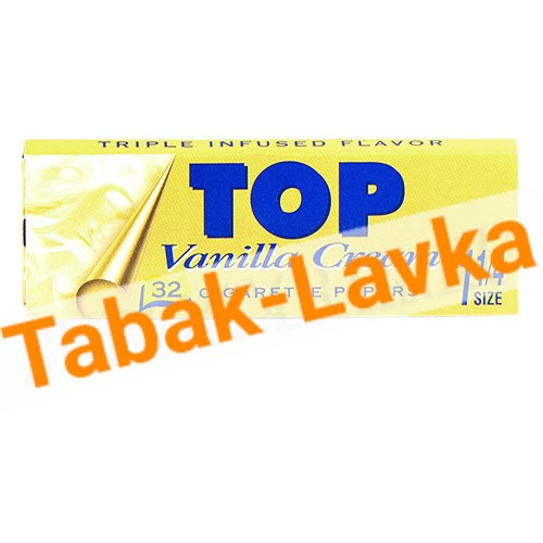 Бумага самокруточная TOP 78 mm - Vanilla Cream (Ваниль)