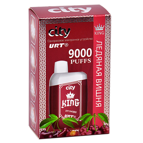 POD система City - King 9000 затяжек - Ледяная вишня - 1,8% - (1 шт.)