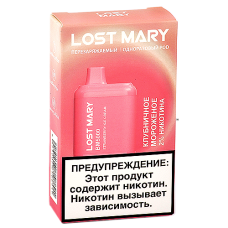 POD система Lost Mary - BM 5000 - Клубничное мороженое - 2% - (1 шт.)