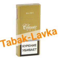 Сигареты Classic Slim - Gold 100 мм  (МРЦ 175)