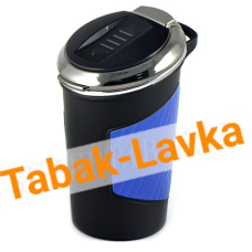 Пепельница автомобильная - Арт. 510906 с USB-Прикуривателем и подстветкой (Black/Blue)