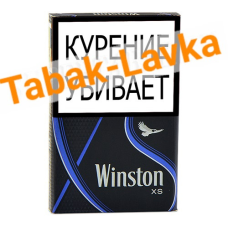 Сигареты Winston - XS Blue (черные) - (МРЦ 223)