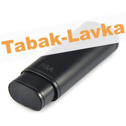 Футляр P&A на 2 сигары Robusto - T 1105 (Black)