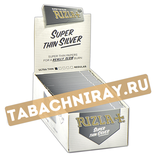 Бумага самокруточная Rizla+ - Super Thin Silver (50 шт)