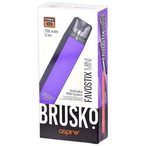 Многоразовая POD-система Brusko FAVOSTIX Mini - Amethyst Purple