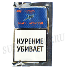 Табак Stanislaw  - Black Cavendish кисет (40 гр) фол. уп.