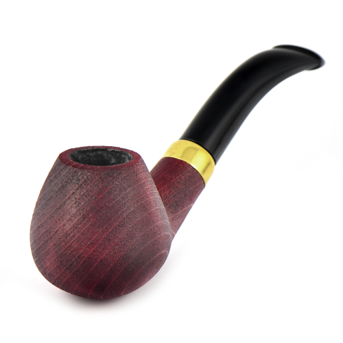 Трубка WoodPipe - Груша 001 - SandBlast Red - (фильтр 9 мм)