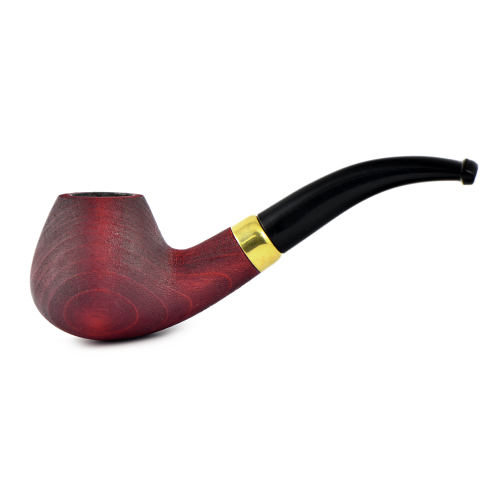 Трубка WoodPipe - Груша 001 - SandBlast Red - (фильтр 9 мм)