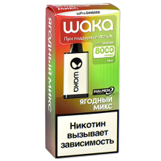 POD-система Waka soPro - DM 8.000 затяжек - Ягодный микс - 2% - (1 шт.)