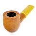 Трубка Savinelli - Mini Smooth Yellow Stem - 128 (фильтр 9 мм)