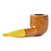 Трубка Savinelli - Mini Smooth Yellow Stem - 128 (фильтр 9 мм)