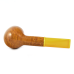 Трубка Savinelli - Mini Smooth Yellow Stem - 128 (фильтр 9 мм)