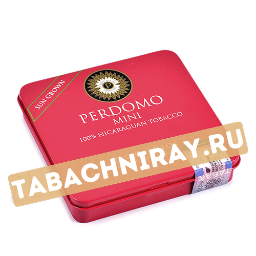 Сигариллы Perdomo Mini Sun Grown (красный портсигар)