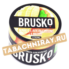 Смесь Кальянная Brusko Strong - Манго с апельсином и мятой (50 гр.)