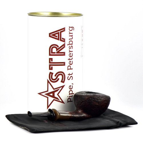 Трубка Astra - 1-088 Spigot Wide Dublin - Brown Blast (без фильтра)