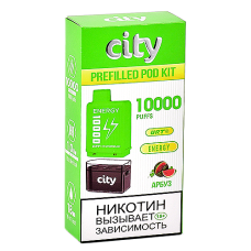 Многоразовая POD-система City - Energy 10.000 затяжек - Арбуз - 1,8% - (1 шт.)