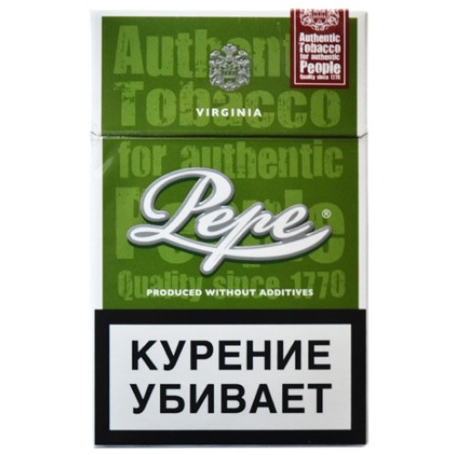 СИГАРЕТЫ Pepe Rich Green (МРЦ 250)