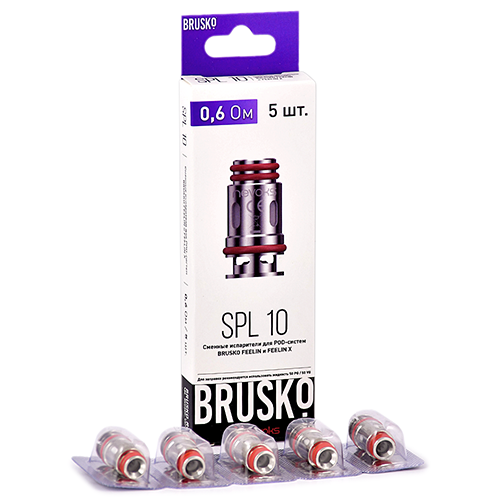 Испаритель Brusko FEELIN (SPL-10) - 0,6 Ом (5 шт.)