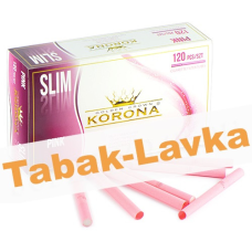 Сигаретные гильзы Korona - Slim Pink (120 шт)