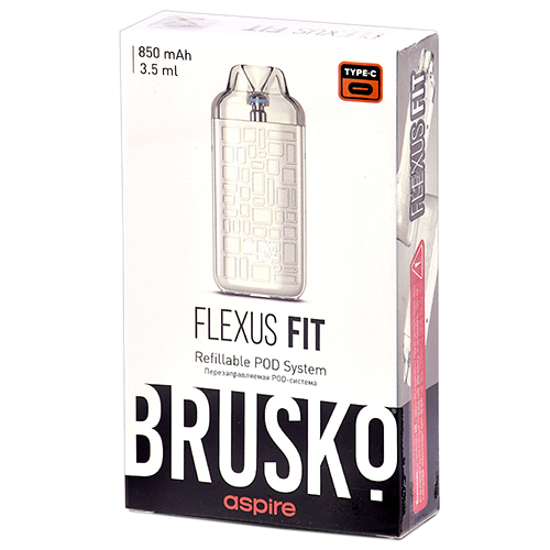 Многоразовая POD-система Brusko FLEXUS FIT - White