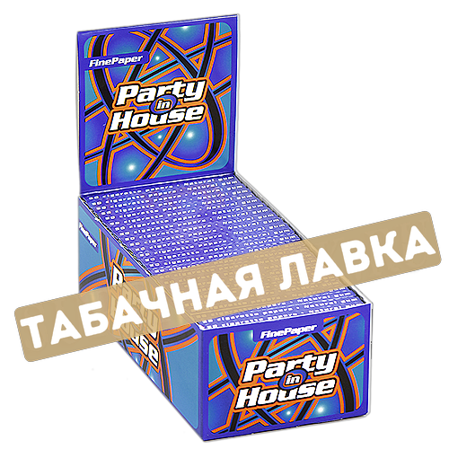 Бумага самокруточная Party in House Blue 70 мм