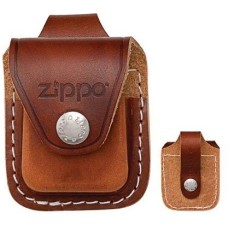 Чехол для зажигалки  Zippo  коричневый с петлей LPLB