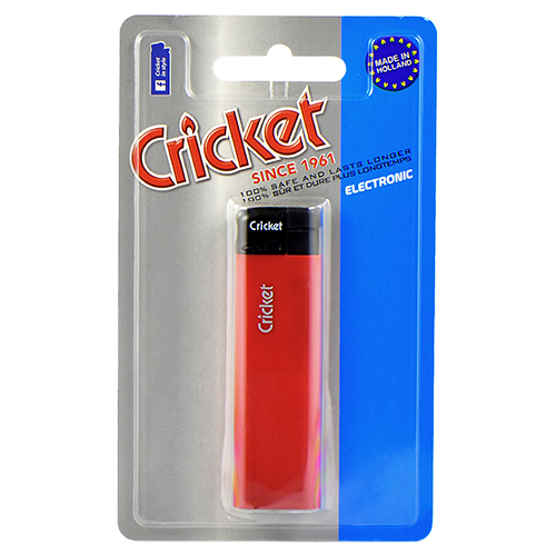 Зажигалка-пьезо Cricket (в блистере) - (1 шт.)