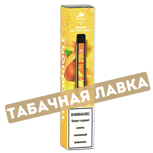 Электронная сигарета TUGPOD XXL - Mango Blast (2500 затяжек) - 2% - (1 шт) Sale !!!