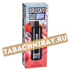 Одноразовый электронный испаритель Brusko Go GIGA - Личи со льдом (3000 затяжек) SALE!!!