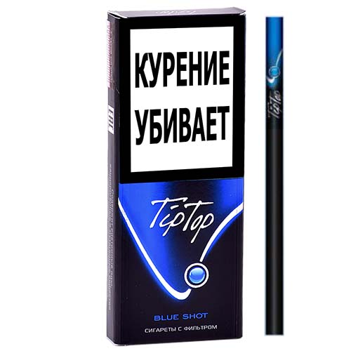 Сигареты Tip - Top Blue Shot - Super Slim 100 мм (МРЦ 160)