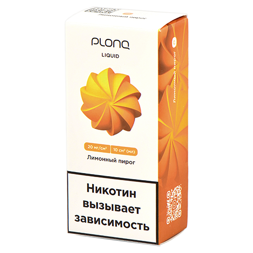 Жидкость для эл. сигарет Plonq Liquid - Лимонный пирог (10 мл) - 2% (1 шт.)