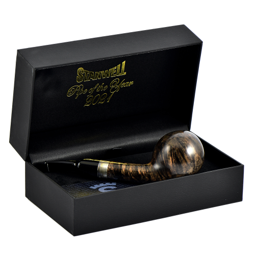 Трубка Stanwell - Pipe of the Year 2021 - Black Flame Grain (фильтр 9 мм)