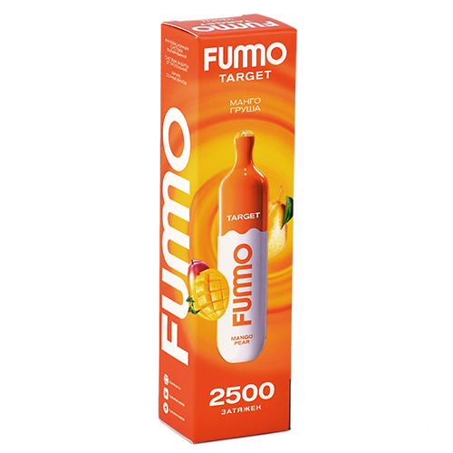 POD система Fummo - Target 2500 затяжек - Манго - Груша - 2% - (1 шт.)