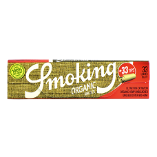 Бумага самокруточная Smoking King Size - Organic + FILTER TIPS (33 шт)