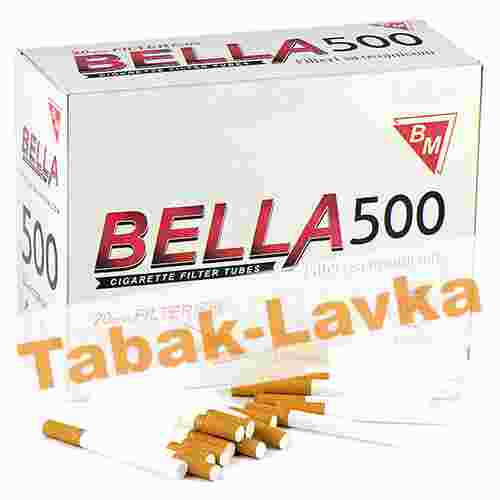 Сигаретные гильзы Bella - 20мм Filter Plus (500 ШТУК)