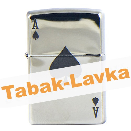 Зажигалка Zippo 24011 - Ace - High polish Chrome