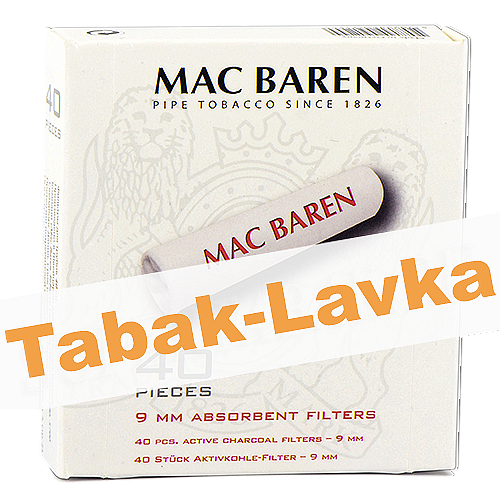 Фильтр Mac Baren 9 мм угольный (40 шт.)