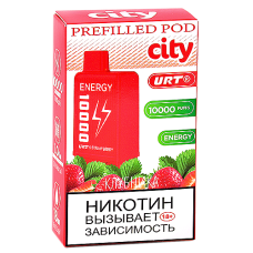 Картридж City Energy 10.000 - Клубника (1 шт.)