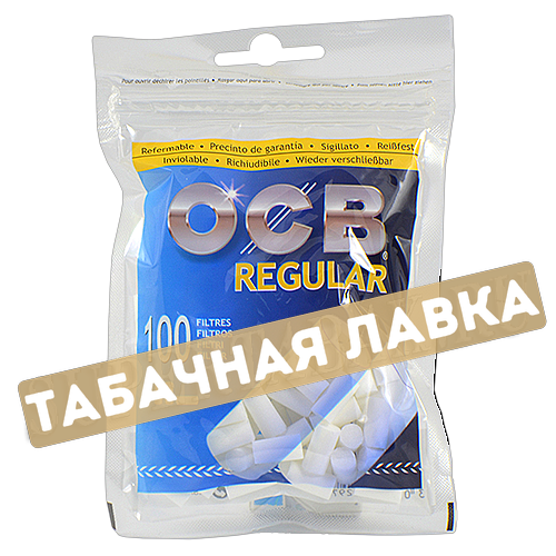 Фильтры для самокруток 7,5 мм OCB Regular 100 шт