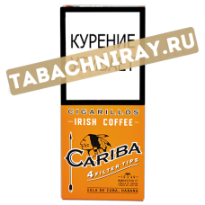 Сигариллы Cariba Wood Tip Irish Coffee - 4 шт.